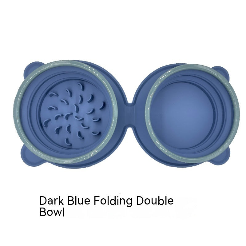 Foldable Silicone Dog Food Bowls