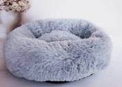 Round Plush Bed For Small Pets