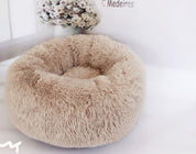 Round Plush Bed For Small Pets